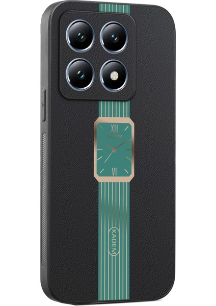 Xiaomi 14T Pro Deri+Tpu+Akrilik Çizilmez Telefon Kapağı (Yurt Dışından)