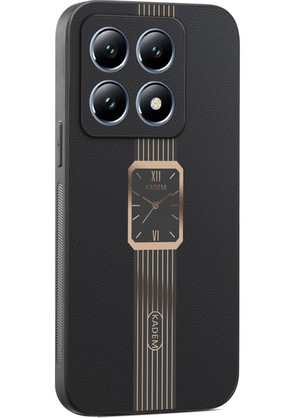 Xiaomi 14T Pro Deri+Tpu+Akrilik Çizilmez Telefon Kapağı (Yurt Dışından)