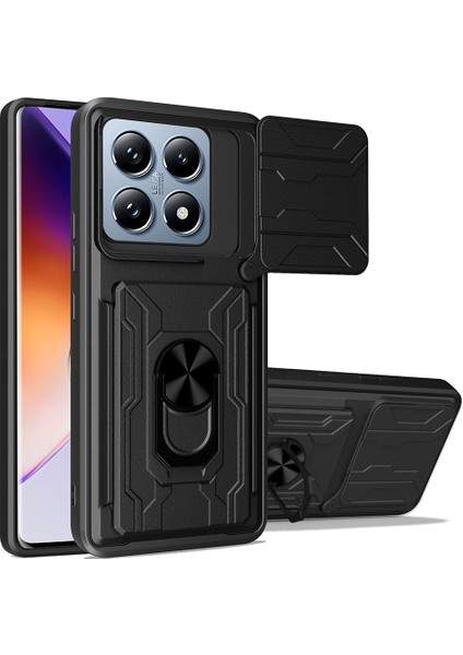 Xiaomi 14T Pro Pc+Tpu Kickstand Telefon Arka Kapağı (Yurt Dışından)