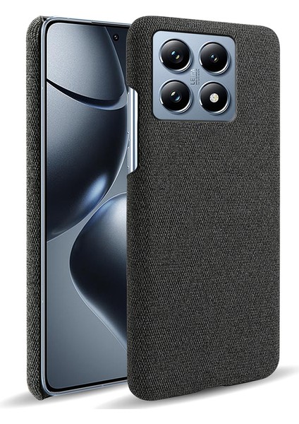 Xiaomi 14T Pro Kumaş Dokusu Çizilmez Koruyucu Pc Telefon Kapağı (Yurt Dışından)