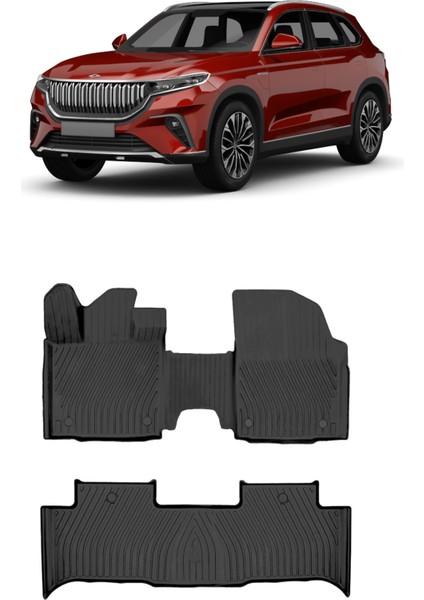 Togg T10X 2023 ve Sonrası Premium Havuzlu Paspas