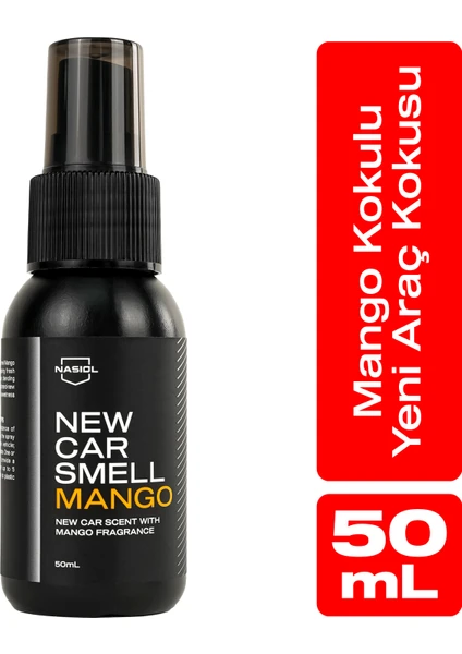 New Car Smell Mango Yeni Araç Kokusu-Mango Kokulu Araç Içi Koku GIDERICI-50ML-OTO Parfümü