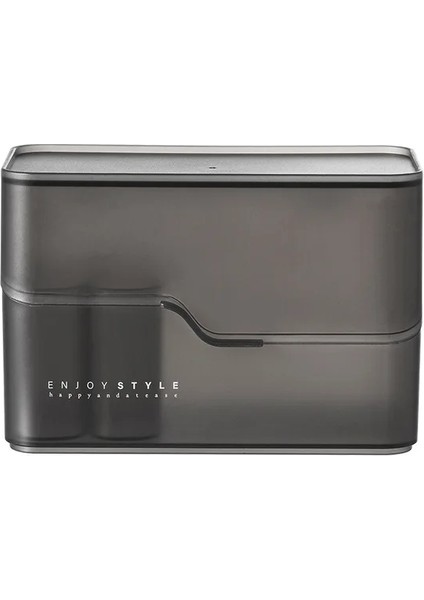 Plastik Makyaj Organizatörleri Toz Geçirmez Saklama Kutusu Kozmetik Çekmeceler Takı Ekran Kutusu Kasa Masaüstü Konteyner Kutuları Organizatör