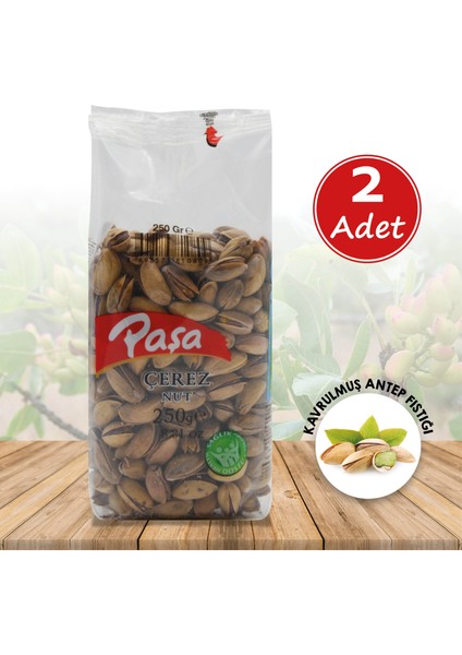 Paşa Kuruyemiş Kavrulmuş Antep Fıstığı 250 gr x 2 Adet (Toplam 500 gr)