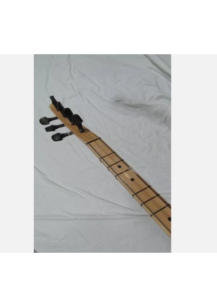 Uzun Sap Siyah Dut Ağaç Tekne 39 cm Tekne Saz Bağlama