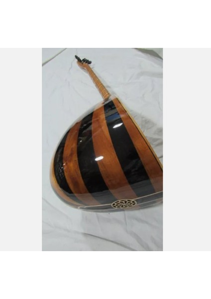 Uzun Sap Siyah Dut Ağaç Tekne 39 cm Tekne Saz Bağlama