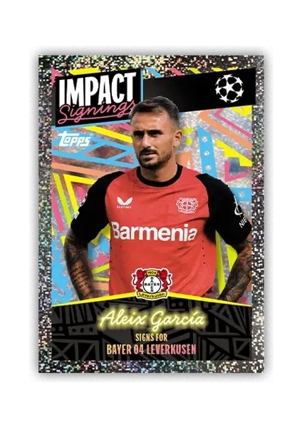 Topps 2025 Uefa Şampiyonlar Ligi Sticker - Eco Pack modelleri