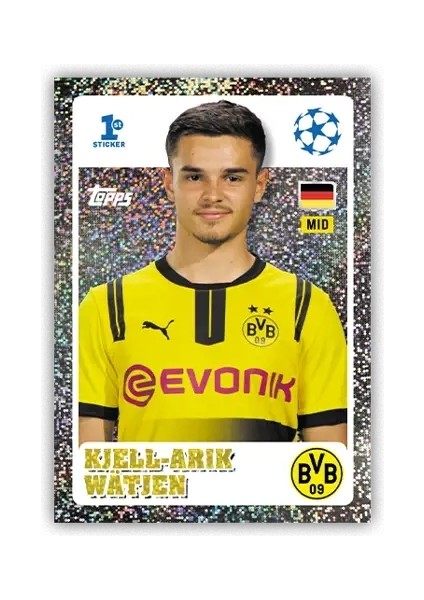 Topps 2025 Uefa Şampiyonlar Ligi Sticker - Mega Multipack