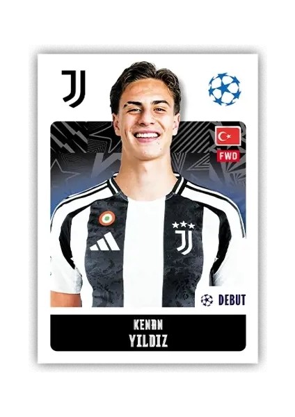 Topps 2025 Uefa Şampiyonlar Ligi Sticker - Mega Multipack