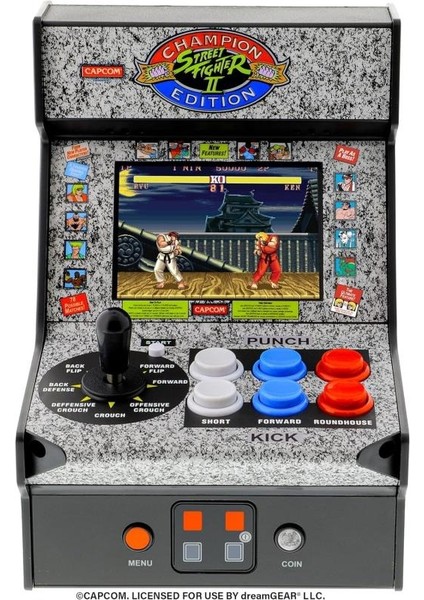 Street Fighter Iı Mini Arcade Makinesi