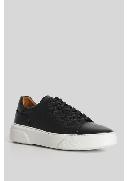 Tommy Günlük Erkek Deri Sneaker Ayakkabı