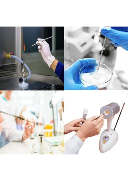 Öze Ucu 5 mm Halka Uçlu Inoculation Loop 10 Adetlik Set