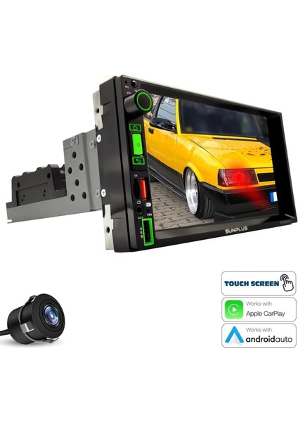 Hitech SP-8920A-CP Tofaş Android Double Teyp 7 Inç 4X55 Watt 2 32GB Carplay