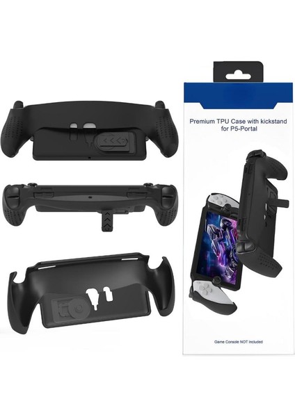 Ps5 Portal Case Premium Kickstand Playstation Portal Uyumlu Grip Stand Siyah