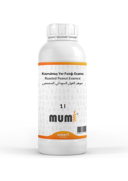Kavrulmuş Yer Fıstığı Mum Esansı 1 Litre