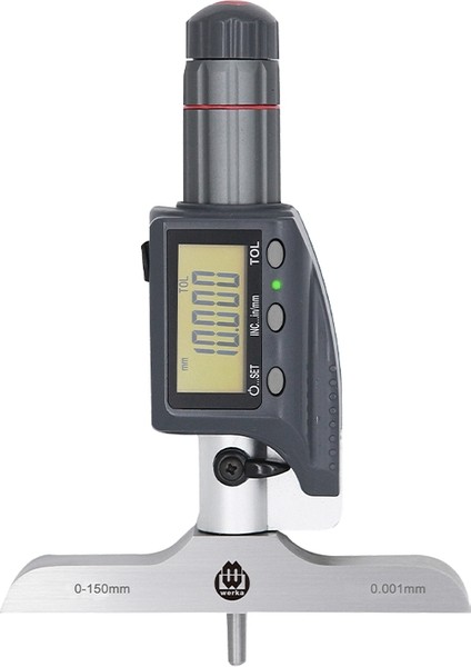 217-6254 0-150MM IP54 Dijital Derinlik Mikrometresi