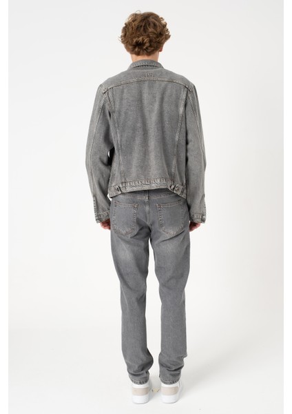 Cupa Grey Jean Ceket