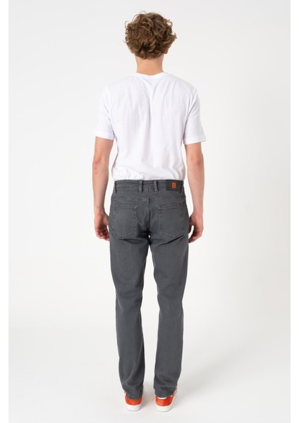 Classıc Grey Jean Pantolon