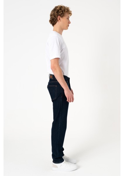 90's Marbel Jean Pantolon 90's Zifiri Jean Pantolon %100 Pamuk Rahat Retro Kalıp Lacivert Kot Pantolon indirimleri