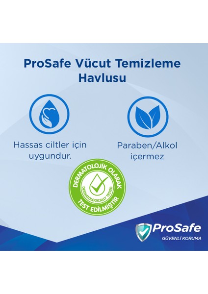 Hasta Vücut Temizleme Havlusu 1 Paket 48 Yaprak
