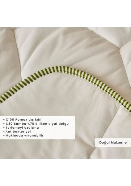 Bambu Yorgan Çift Kişilik Beyaz (195X215 Cm) fiyatları