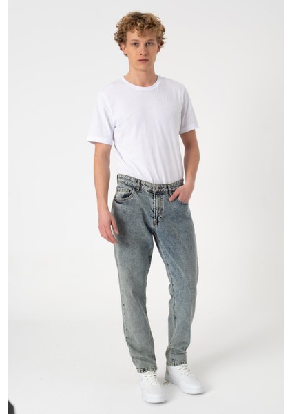Panama Buz Mavi Jean Pantolon