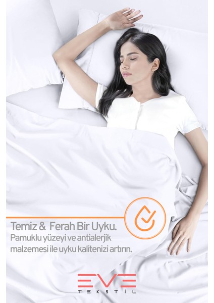 Doğal Pamuk Çift Kişilik Rainforce Kumaş Lastikli Çarşaf indirimleri