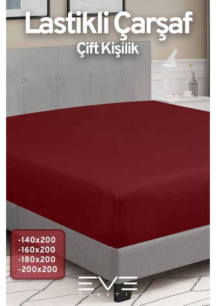 Doğal Pamuk Çift Kişilik Rainforce Kumaş Lastikli Çarşaf