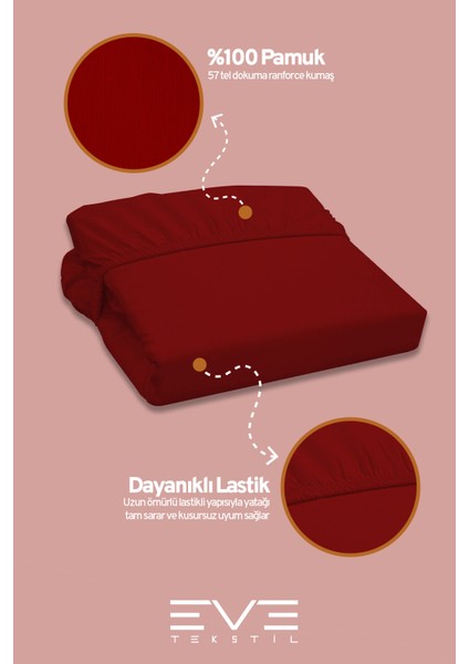 Doğal Pamuk Çift Kişilik Rainforce Kumaş Lastikli Çarşaf fiyatları