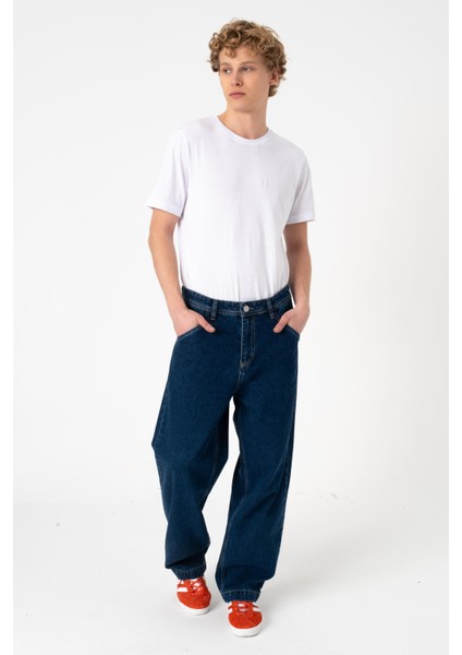 Relax Baggy Marbel Jean Pantolon