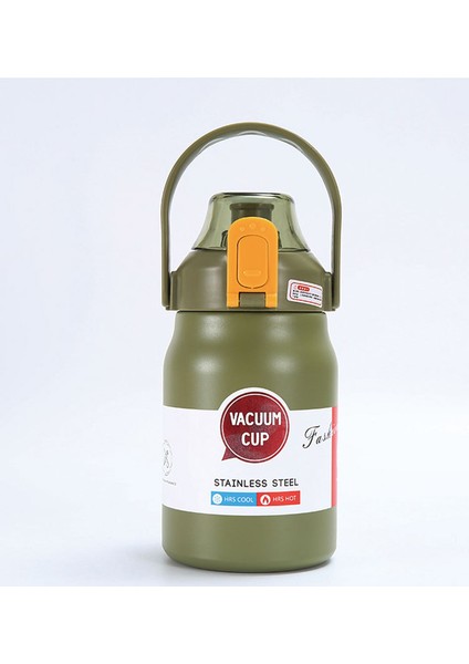 316 Paslanmaz Çelik Büyük Kapasiteli El Tipi Taşınabilir Pipetli Termos Kap 1000ML/1200ML/1500ML/1800ML (Yurt Dışından)