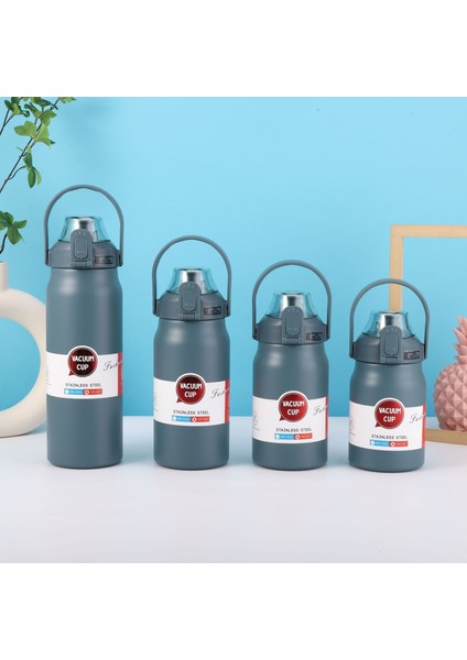 316 Paslanmaz Çelik Büyük Kapasiteli El Tipi Taşınabilir Pipetli Termos Kap 1000ML/1200ML/1500ML/1800ML (Yurt Dışından)