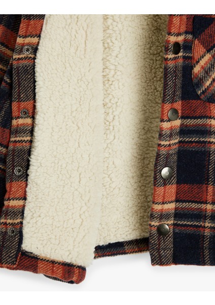 Uzun Kollu Cep Detaylı Oduncu Gömleği modelleri