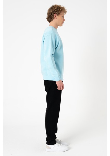 Sw Düz Aqua Şardonlu Sweatshirt