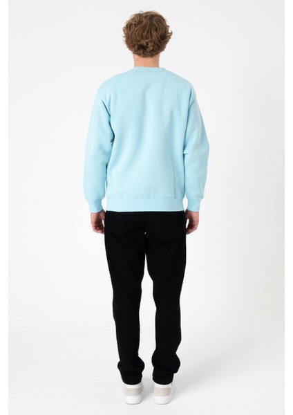 Sw Düz Aqua Şardonlu Sweatshirt