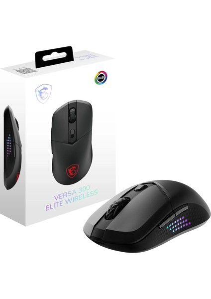 Msı Gg Versa 300 Elıte Wıreless 2.4 Ghz Kablosuz Bluetooth 5.3 USB 2.0 Kablosuz Mouse