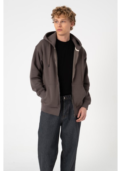 Sw Kapüşonlu Füme Şardonlu Hırka fiyatları