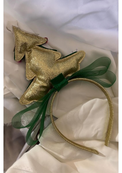 Yılbaşı Tüllü Çam Agacı 3 Boyutlu Parti Tacı modelleri