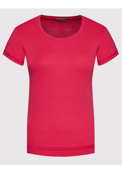 T-Shirt 1091D1M10 Pembe Regular Kalıp