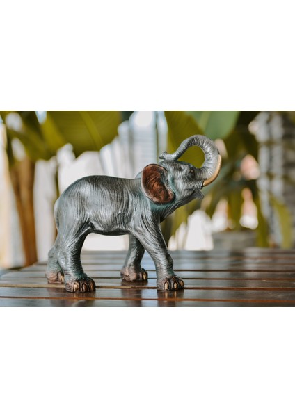 Dekoratif Büyük Boy Fil Figürü Biblo
