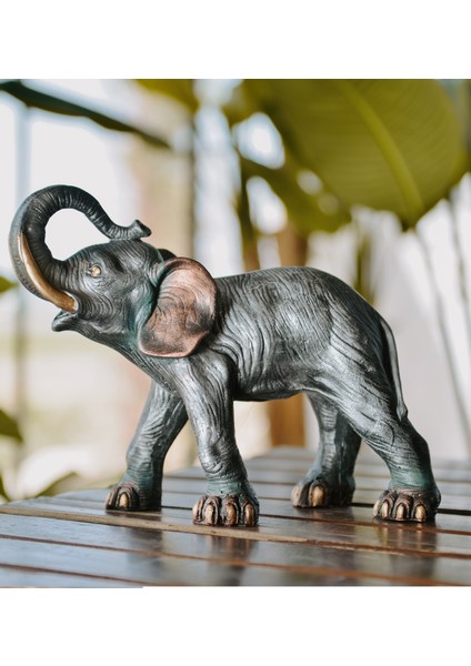 Dekoratif Büyük Boy Fil Figürü Biblo fırsatları