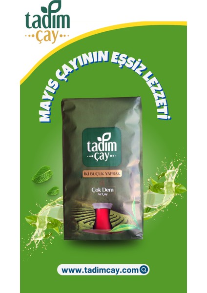 Tadım Çay İki Buçuk Yaprak 1000 gr ( HAKİKİ RİZE ÇAYI, SİYAH PAKET ÇAY)