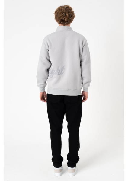 Sw Yarım Fermuar Taş Işlemeli Şardonlu Sweatshirt modelleri