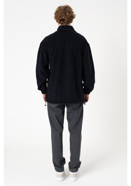 Polar Fermuarlı Rahat Lacivert Sweatshirt modelleri