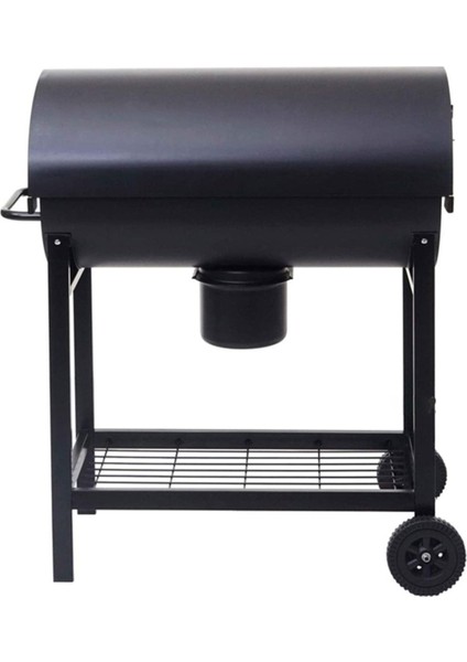 Varil Tip Büyük Kömürlü Mangal Kapaklı Termostatlı Mangal Tekerlekli Kolay Taşınır fırsatları