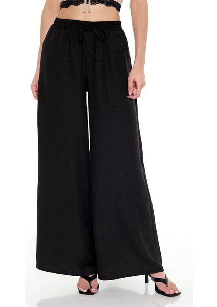 Drawstring Wide-Leg Pantolon