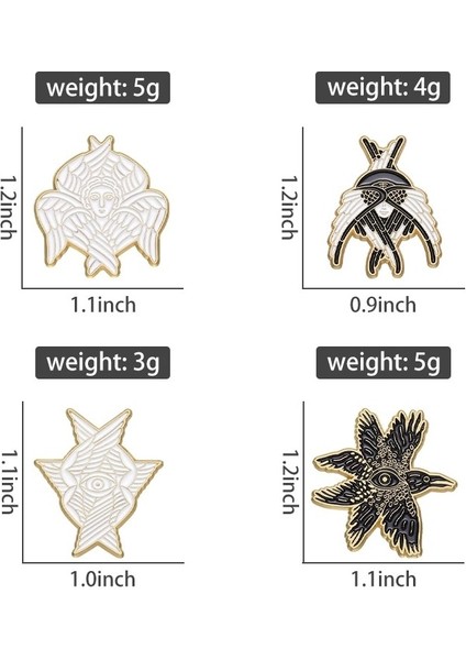 Stil 16 Seraph Yaka Emaye Pimleri Saf Melek Kanatları Kostüm Broş Beyaz Melek Rozetleri Karikatür Komik Takı Hediye Çocuklar Arkadaşlar Için (Yurt Dışından) fırsatları