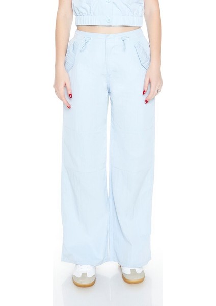 Toggle Drawstring Wide-Leg Pantolon