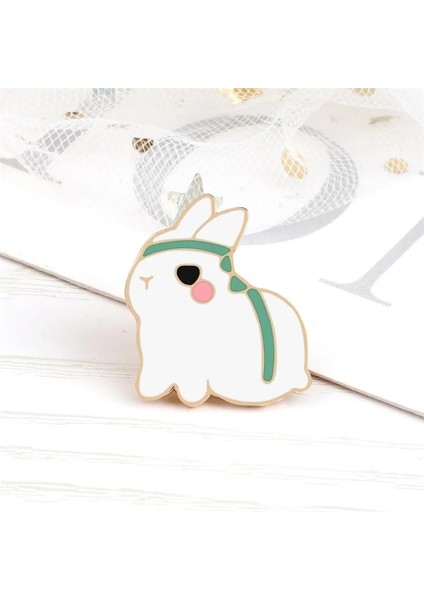 Tavşan 2 Evcilleştirilmemiş Tavşan Emaye Pin Sevimli Siyah Beyaz Tavşan Hayvan Rozetleri Broş Çanta Elbise Yaka Iğnesi Takı Hediye En Iyi Arkadaşlar Için (Yurt Dışından) indirimleri