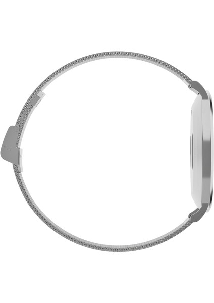 LW43 Silver Kasa 43 mm Silver Çelik Hasır Kordon Akıllı Saat